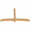 Ekena Millwork Bellingham Timber Gable Bracket, Western Red Cedar, 96"W x 60"H x 5 1/2"D x 5 1/2"F, 15/12 Pitch GBW096X60X0606BEL00SWR - alternate 2